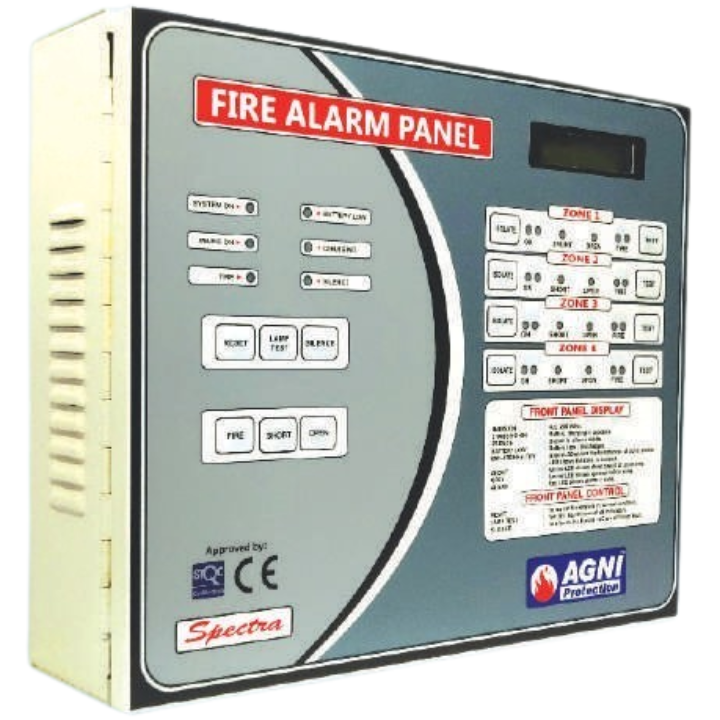 4 Zone Fire Alarm Panel, Model: Spectra | Fire Alarm 4 Zone Price in Nepal